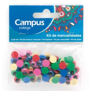 SET MANUALIDADES CAMPUS OJOS COL.10MM