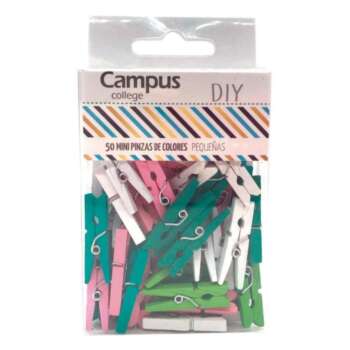 PINZA MADERA CAMPUS PEQUEÑA COLOR/50U
