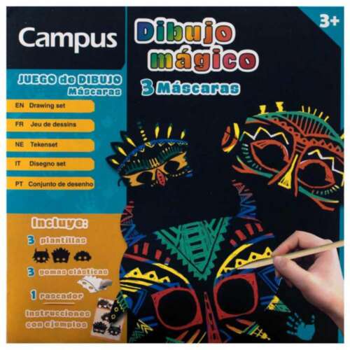LAMINAS DIBUJO MAGICO CAMPUS MASCARAS