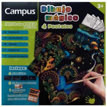 LAMINAS DIBUJO MAGICO CAMPUS POSTALES