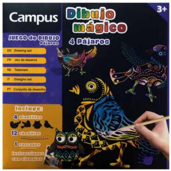 LAMINAS DIBUJO MAGICO CAMPUS PAJAROS