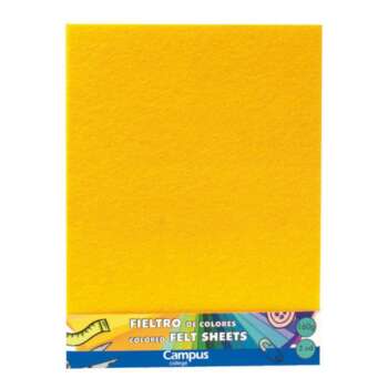 FIELTRO CAMPUS 23X30,5 160G AMARI/3UD