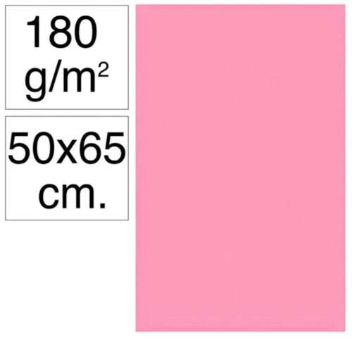 CARTULINA CAMPUS 50X65 180G ROSA CHI.
