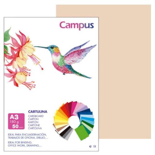 CARTULINA CAMPUS A3 180G CREMA