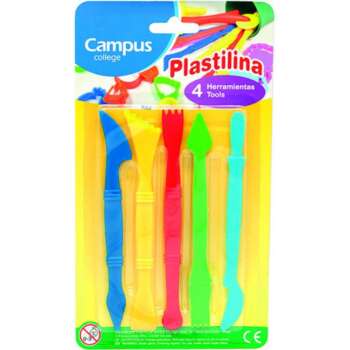 MOLDEADORES CAMPUS PLASTILINA /5UD