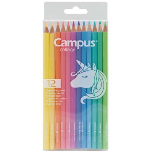 LAPICES COLORES CAMPUS PASTEL.12COL