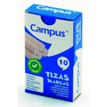 TIZAS CAMPUS BLANCO /CAJA 10U