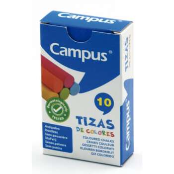 TIZAS CAMPUS COLORES /CAJA 10U