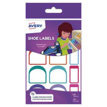 ETIQUETAS AVERY MARCAR ZAPATOS /16UD