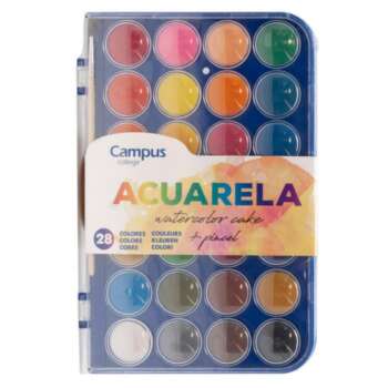 ACUARELA CAMPUS 28 PASTILLAS