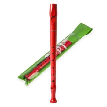 FLAUTA HOHNER PLASTICO COLOR ROJO
