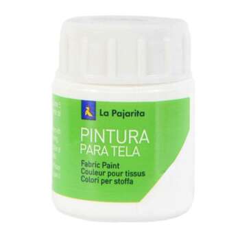 PINTURA TELA LA PAJARITA 25ML BLANCO