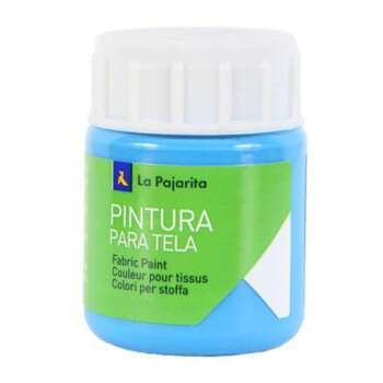 PINTURA TELA LA PAJARITA 25ML CYAN