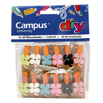 SET MANUALIDADES CAMPUS PINZA FLORES