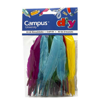 SET MANUALIDADES CAMPUS PLUMA OCA COL