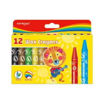 CERAS KEYROAD WAX-CRAYON 12 COLORES