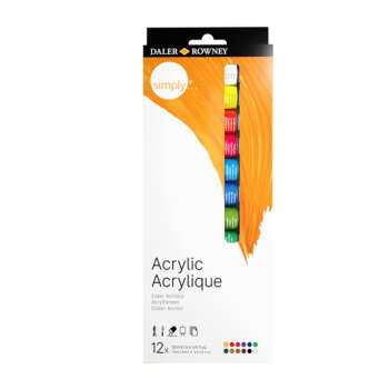 SET PINTURAS SIMPLY COLOR ACY 12X12MM