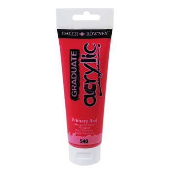 PINTURA GRADUATE ACRYLIC ROJO 120MM
