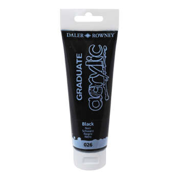 PINTURA GRADUATE ACRY  NEGRO 120MM