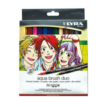 SET AQUA BRUSH LYRA DUO MANGA /12PCS