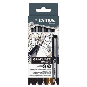 SET GRADUATE LYRA MANGA PEN /5PCS