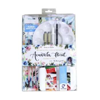 SET TALENS ACUARELA FLORAL