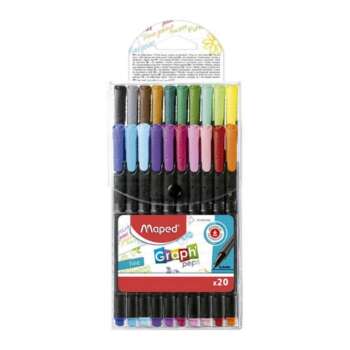 ROTULADORES MAPED GRAPH PEPS 20COLOR