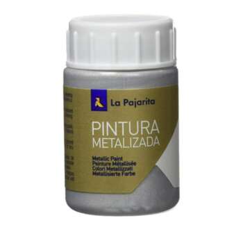 TEMPERA LA PAJARITA 35ML PLATA