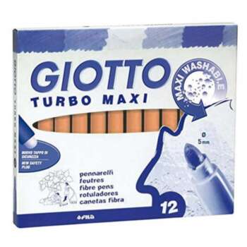 ROTULADOR GIOTTO TURBO MAXI CARNE 12U