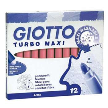 ROTULADOR GIOTTO TURBO MAXI ROSA 12UD