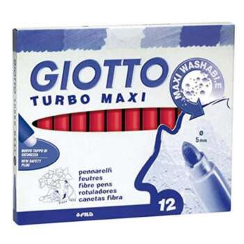 ROTULADOR GIOTTO TURBO MAXI ROJO 12UD