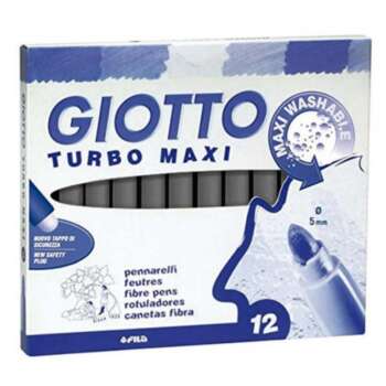 ROTULADOR GIOTTO TURBO MAXI GRIS 12UD