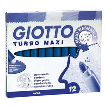 ROTULADOR GIOTTO TURBO MAXI AZ.UL 12U