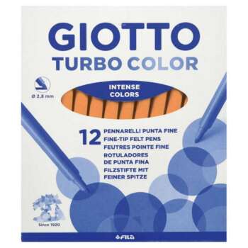 ROTULADOR GIOTTO TURBO CARNE 12UD