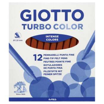 ROTULADOR GIOTTO TURBO MARRÓN OSC.12U