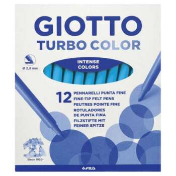 ROTULADOR GIOTTO TURBO AZUL CELES.12U