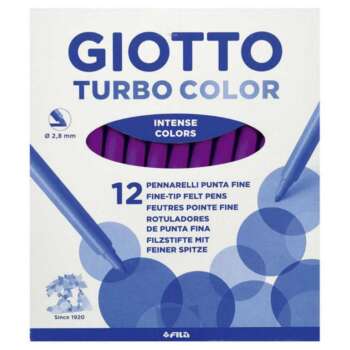 ROTULADOR GIOTTO TURBO VIOLETA 12UD