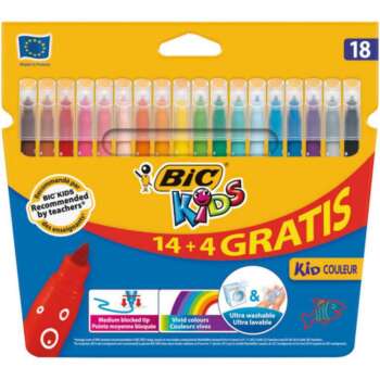 ROTULADOR BIC KID COULEUR 18COLORES