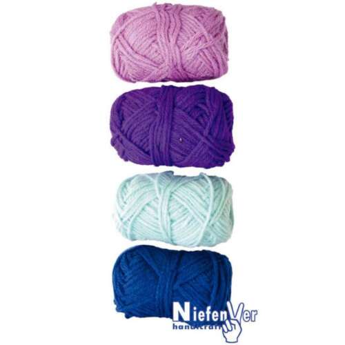 OVILLO DE LANA 28GR GAMA AZUL /4UDS