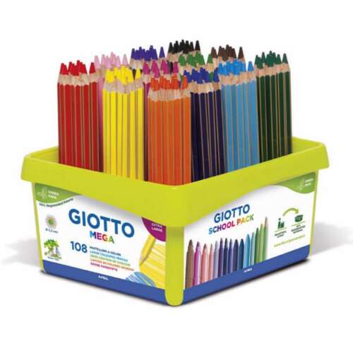 LAPICES COLORES GIOTTO MEGA /108UD