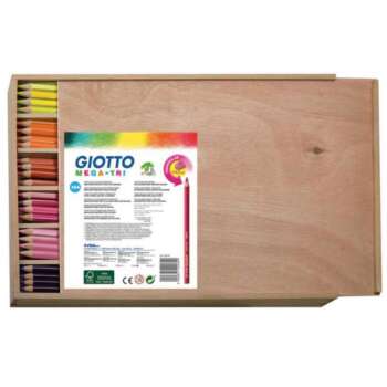 LAPICES COLORES GIOTTO MEGA TRI/144UD