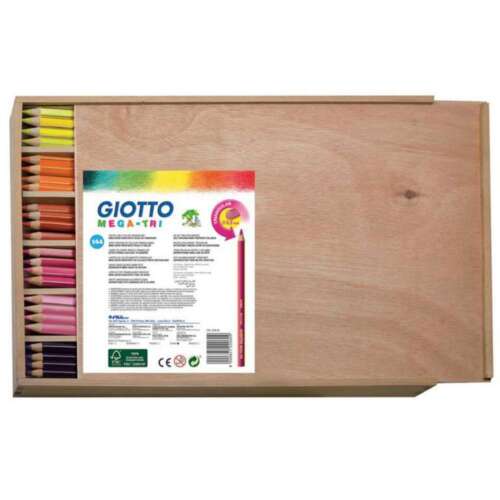 LAPICES COLORES GIOTTO MEGA TRI/144UD