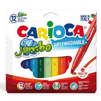 ROTULADOR CARIOCA JUMBO 12 COLORES