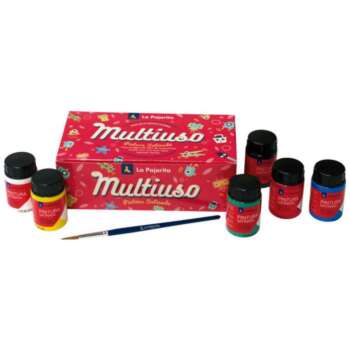 TEMPERA LA PAJARITA 35ML /6 COL.SURT.