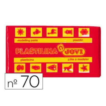 PLASTILINA JOVI PEQUEÑA 50G ROJA