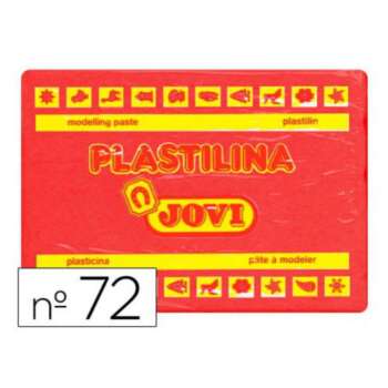 PLASTILINA JOVI GRANDE 350G ROJA