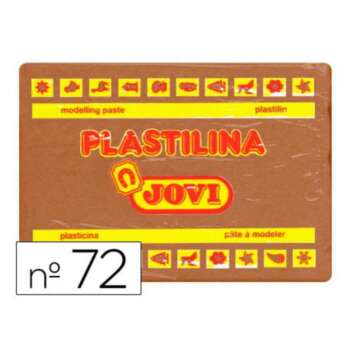 PLASTILINA JOVI GRANDE 350G MARRON