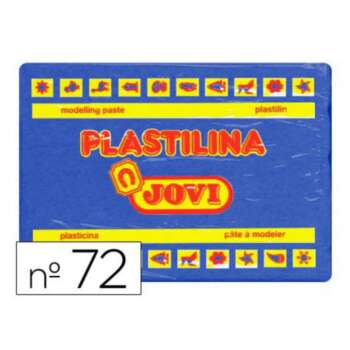 PLASTILINA JOVI GRANDE 350G AZUL OSC.