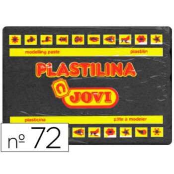PLASTILINA JOVI GRANDE 350G NEGRA
