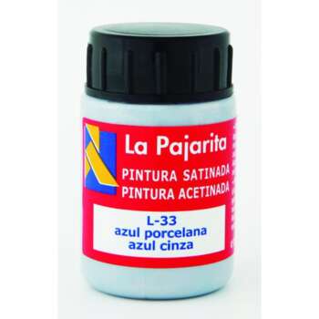 TEMPERA LA PAJARITA 35ML AZUL PORCEL.